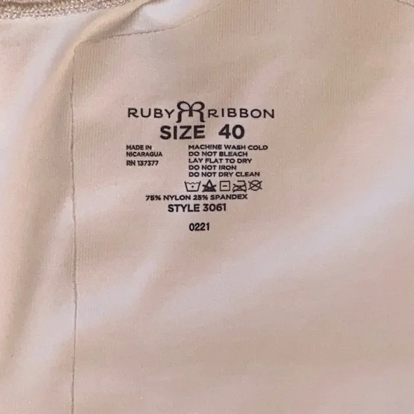 Ruby Ribbon Nude Shaping Cami Top